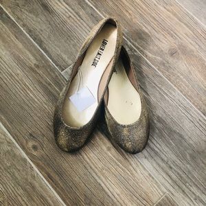Bronce/ Platinum Ballerina Flats.